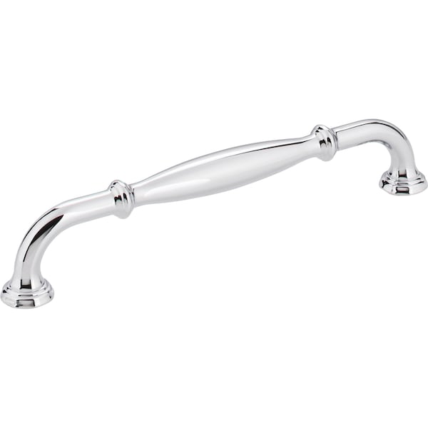 Jeffrey Alexander 160 mm Center-to-Center Polished Chrome Tiffany Cabinet Pull 658-160PC - main